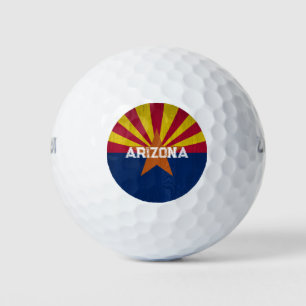 Arizona Flag Starburst Golf Balls