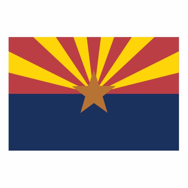 Arizona Flag Statuette (Front)