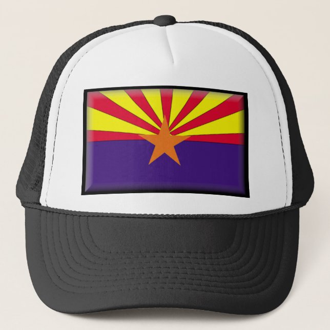 Arizona Flag Trucker Hat (Front)