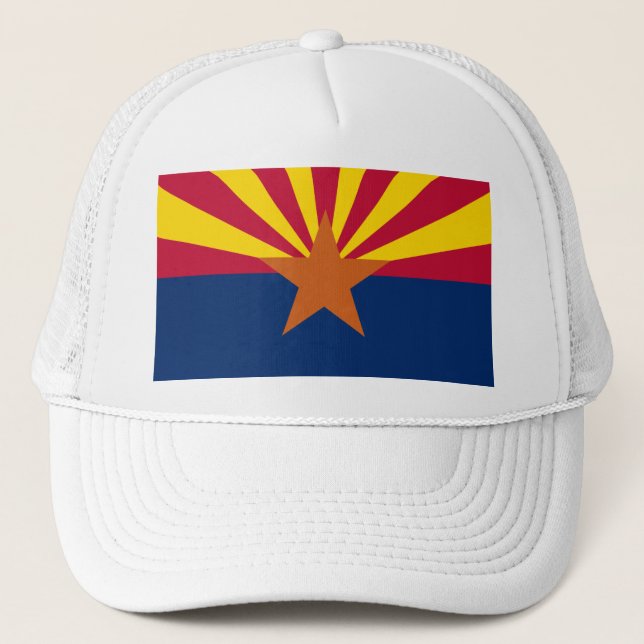 ARIZONA FLAG TRUCKER HAT (Front)