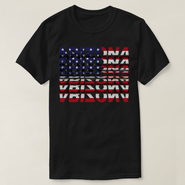 Arizona Flip Text effect T-Shirt (Design Front)