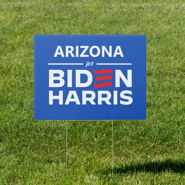 Arizona for Biden Harris Sign (Insitu)