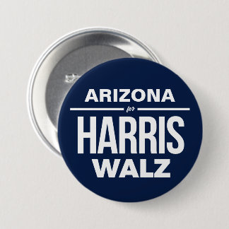 Arizona for Harris Walz Button