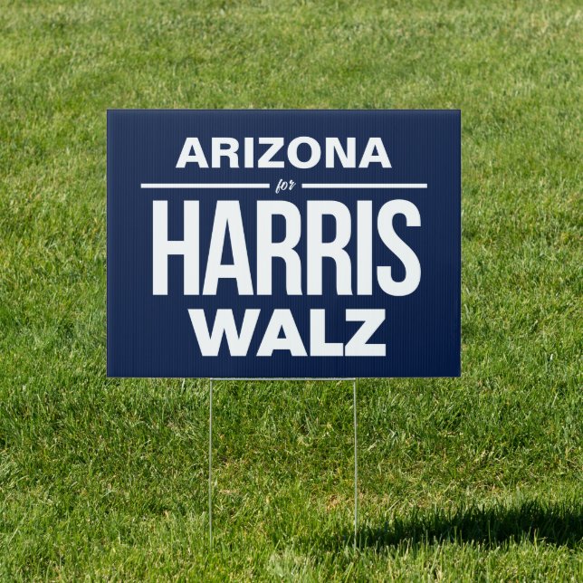 Arizona for Harris Walz Sign (Insitu)