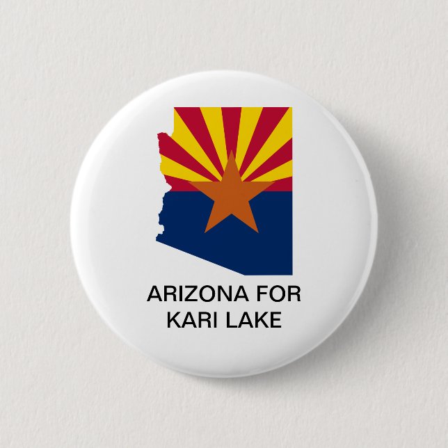 ARIZONA for  KARI LAKE GOVERNOR Button (Front)