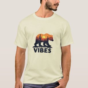 Arizona Forest Vibes – Bear in Forest Scene T-Shirt
