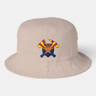 Arizona Geologist's Rock Hammer Logo  Bucket Hat
