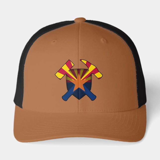 Arizona Geologist's Rock Hammer Logo Hat (Front)