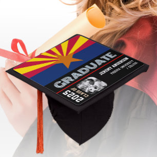 Arizona Graduation Hat, Photo, USA, Arizona Flag Cap Topper
