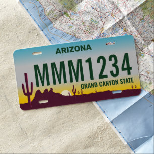 Arizona Grand Canyon License Plate
