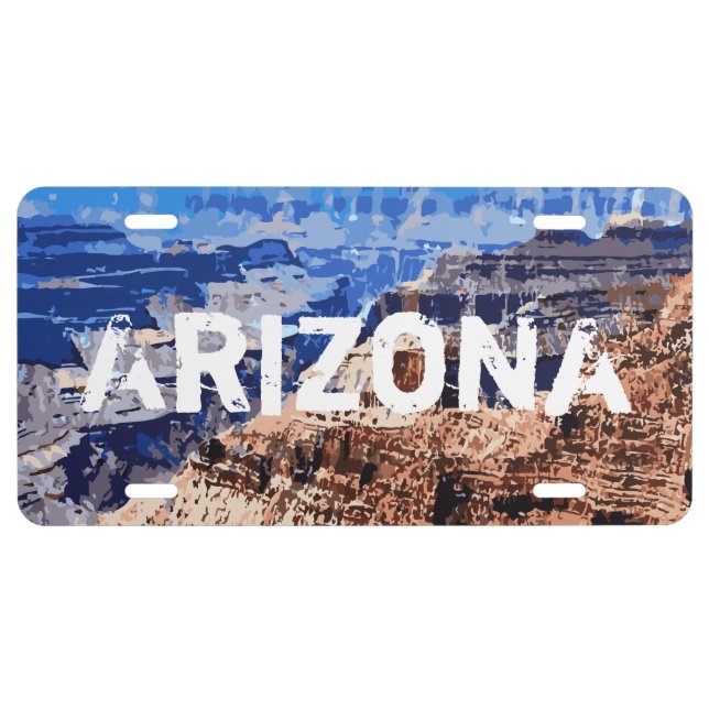 Arizona Grand Canyon Novelty Front License Plate (Front)