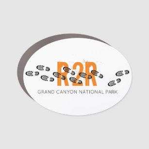 Arizona Grand Canyon R2R Hike Adventure Car Magnet