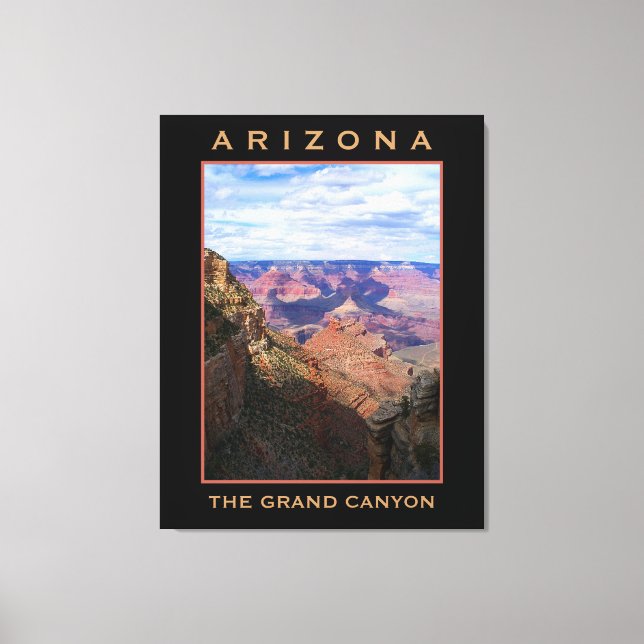 Arizona, Grand Canyon, South Rim Canvas Print (Front)