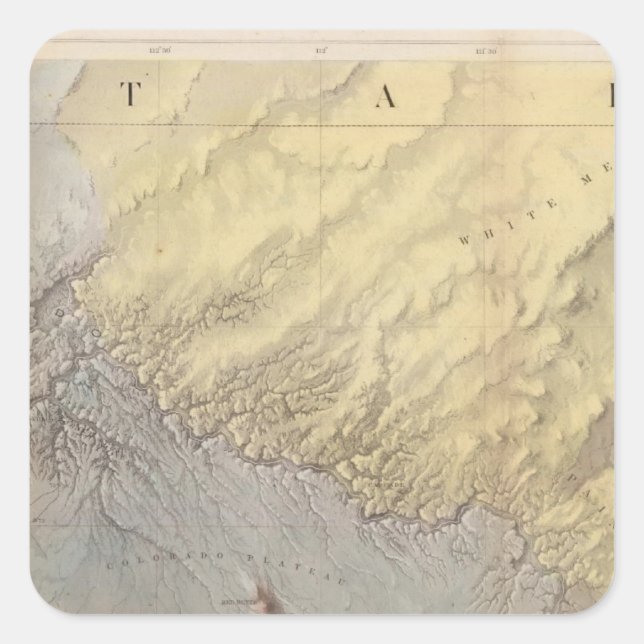 Arizona Grand Canyon Square Sticker (Front)
