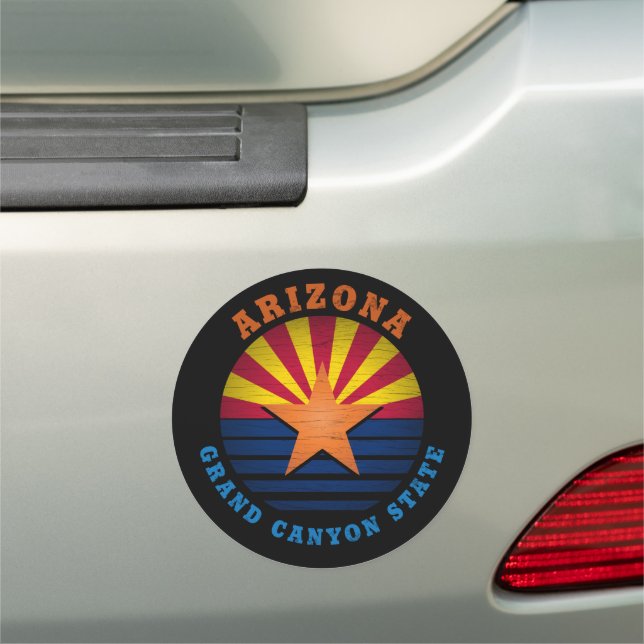 ARIZONA GRAND CANYON STATE CAR MAGNET (In Situ)