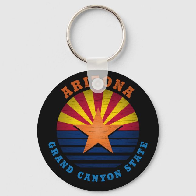 ARIZONA GRAND CANYON STATE KEYCHAIN (Front)