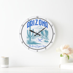 Arizona Grand Canyon State Large Clock