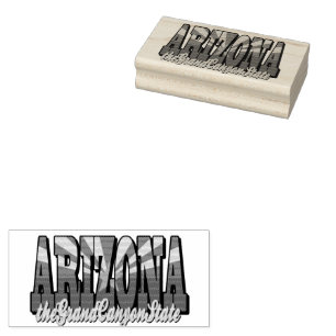 Arizona Grand Canyon State Rubber Stamp