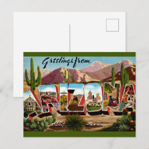 Arizona Greeting Postcard