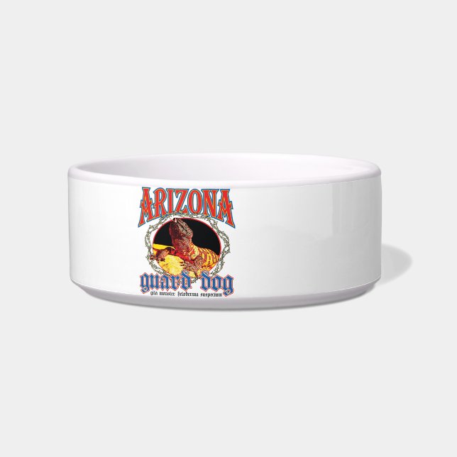 Arizona Guard Dog Lizard Bowl (Front)