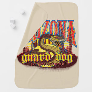 Arizona Guard Dog Snake Baby Blanket