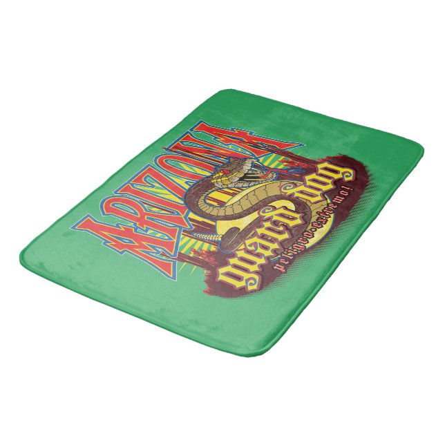 Arizona Guard Dog Snake Bath Mat (Angled)
