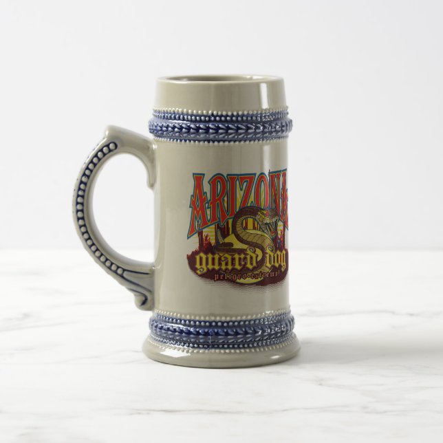 Arizona Guard Dog Snake Beer Stein (Left)
