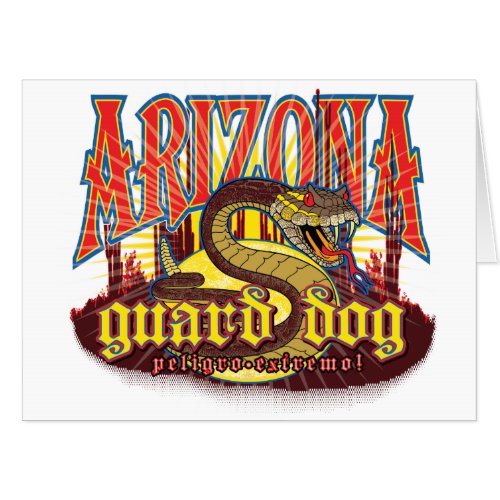 Arizona Guard Dog Snake Card