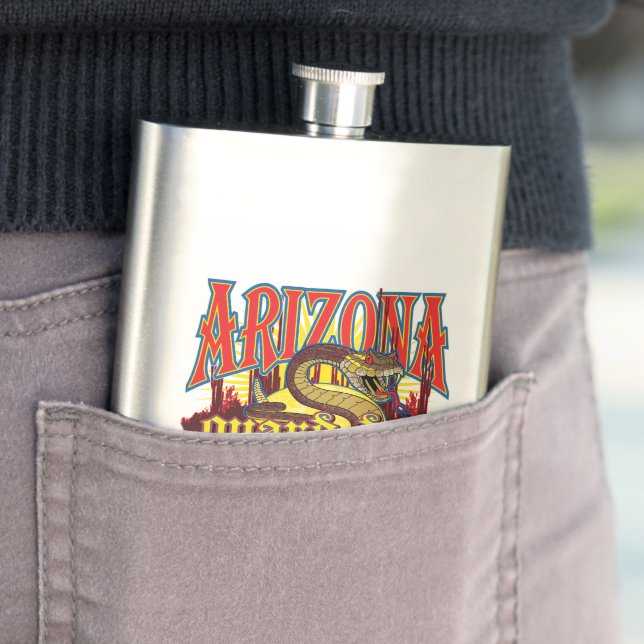 Arizona Guard Dog Snake  Flask (In Situ)