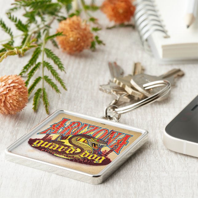 Arizona Guard Dog Snake Keychain (Side)