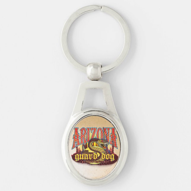 Arizona Guard Dog Snake Keychain (Front)