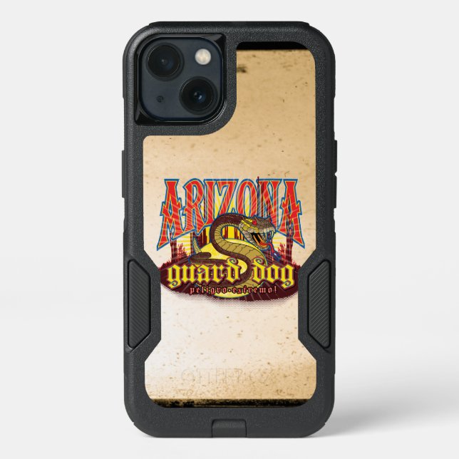 Arizona Guard Dog Snake Otterbox iPhone Case (Back)