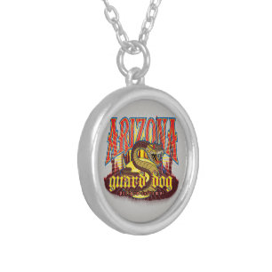 Arizona Guard Dog Snake Silver Plated Necklace