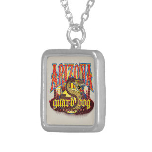 Arizona Guard Dog Snake Silver Plated Necklace