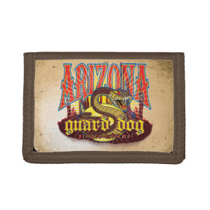 Arizona Guard Dog Snake Trifold Wallet