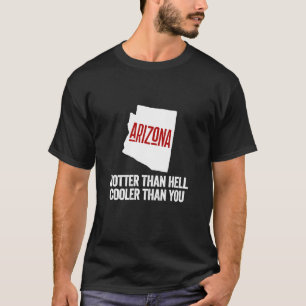 Arizona Hot State Retro USA geography T-Shirt