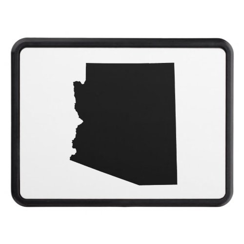 Arizona in Black and White Tow Hitch Cover