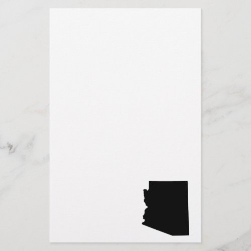 Arizona in Black Stationery