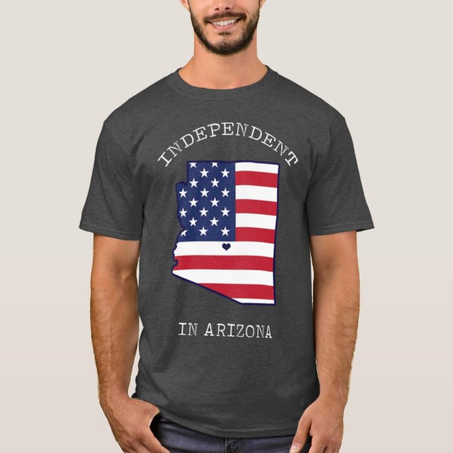 Arizona Independence Day 4th July Shirt (Front)