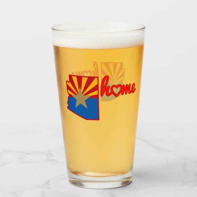 Arizona is Home Glass (Front Filled)