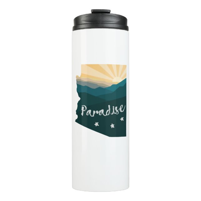 Arizona Is Paradise Thermal Tumbler (Front)