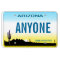 Arizona License Plate (personalized)