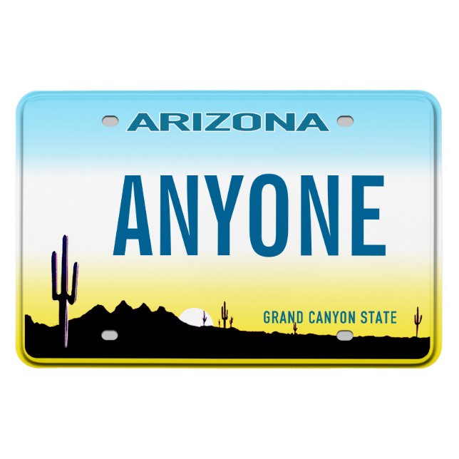 Arizona License Plate (personalized) Magnet (Horizontal)