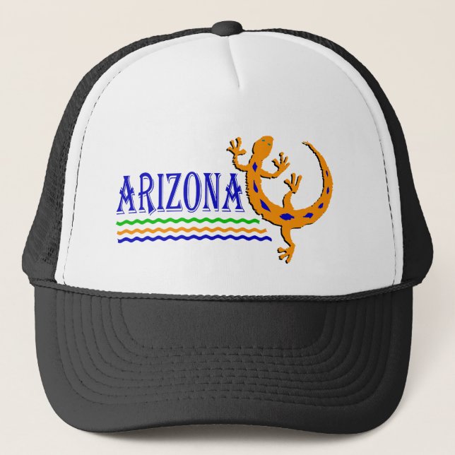 Arizona Lizard Trucker Hat (Front)