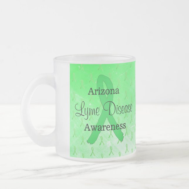 Arizona Lyme Disease Awareness Coffee Cup (Left)
