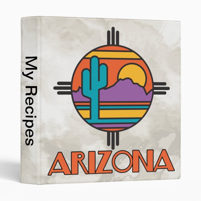 Arizona Mandella 3 Ring Binder (Front/Spine)