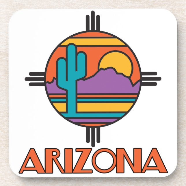 Arizona Mandella Beverage Coaster (Front)