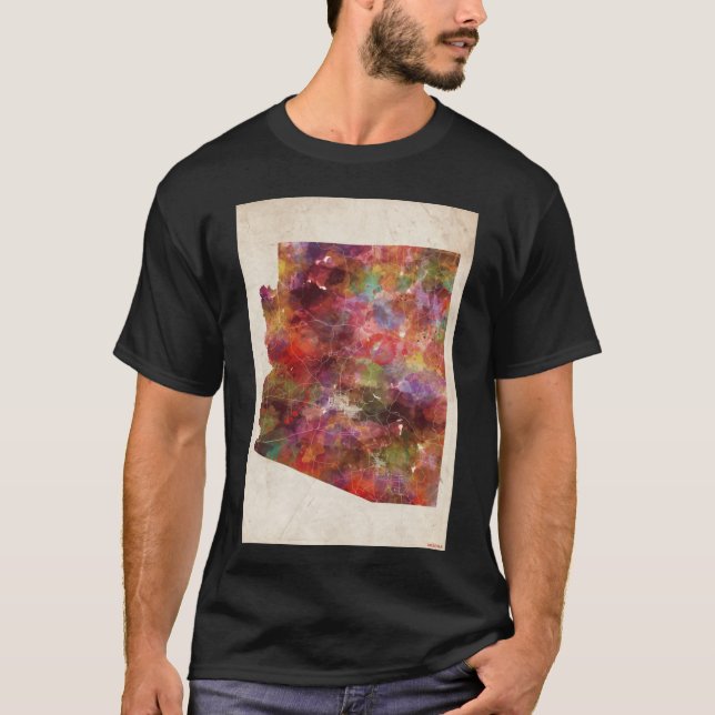 Arizona map Oversized T-Shirt (Front)