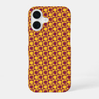 Arizona Maroon Gold Geometric Pattern