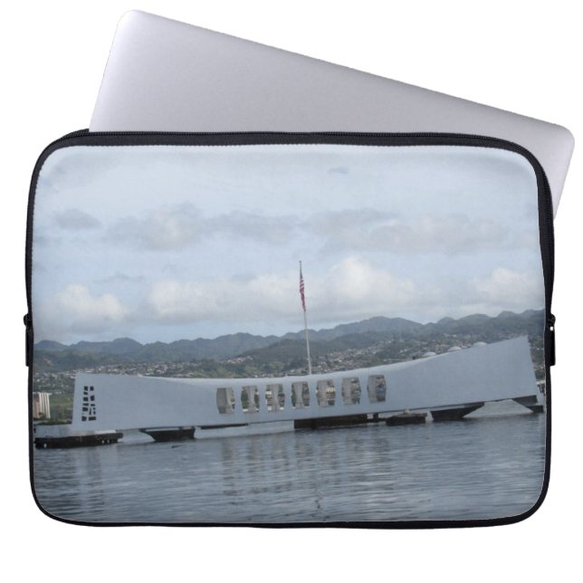Arizona Memorial Laptop Sleeve (Front)